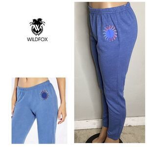 New. WILDFOX light blue sweatpants. Small. Retails $118